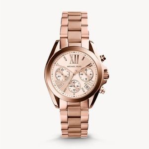 Michael Kors Women’s rose gold tone Bradshaw Watch